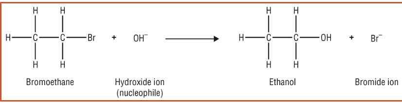 <ul><li><p>primary haloalkanes</p></li><li><p>Warm,aqueous NaOH</p></li></ul>