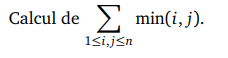 <p>Calculer :</p>