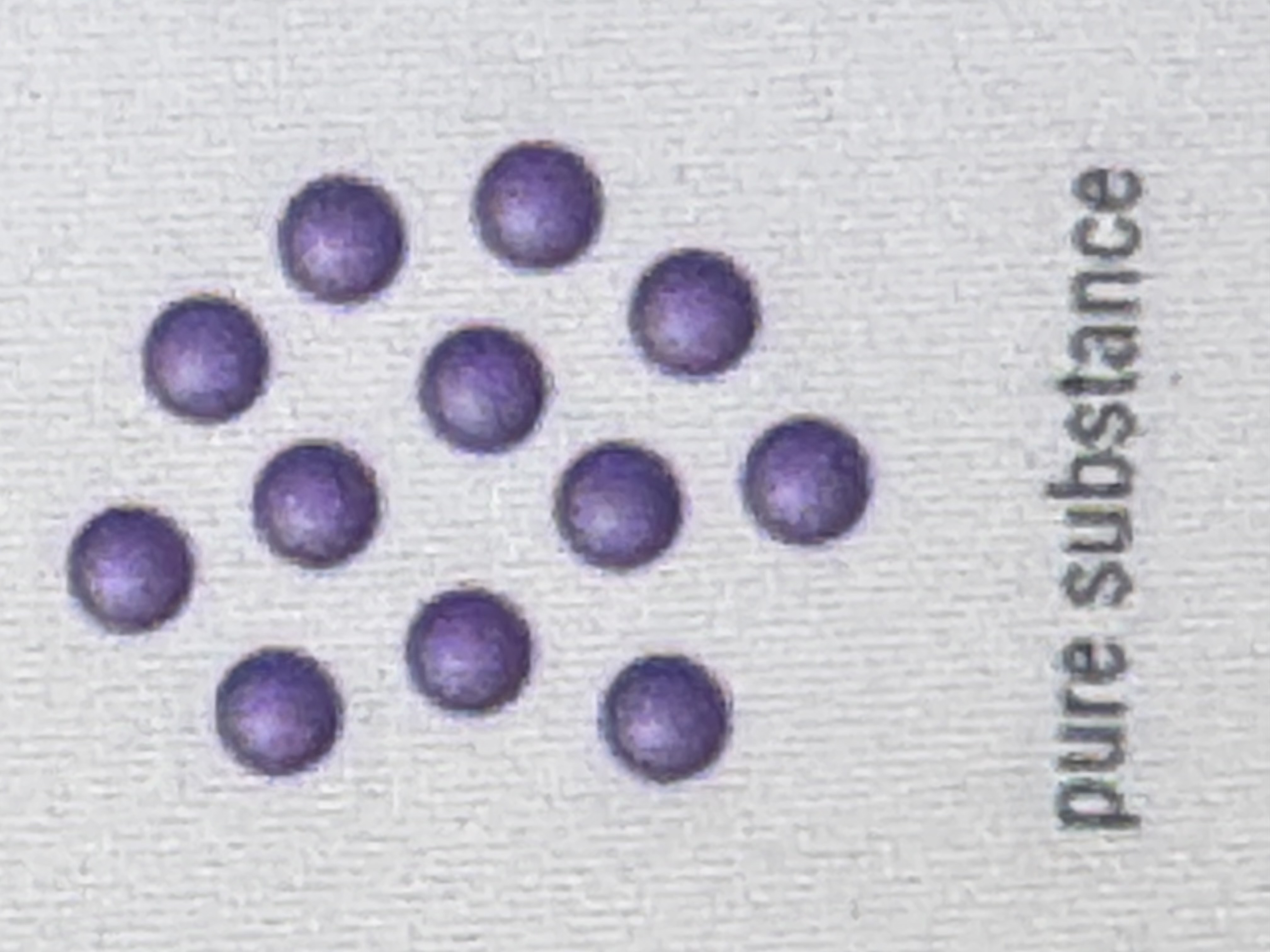 <p>a substance made up of only one component and contains individual atoms joined together.</p>
