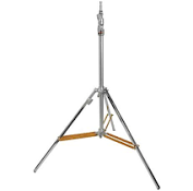 a stand designed with a 5/8” pin @ the top. almost all lighting instruments under 2000 watts in size are made to be mounted on a baby pin. matthews manufactures a number of stands, both rollling and non-rolling such as the baby junior stand in noth double riser and triple riser. century stands, matthews kit stands, and beefy baby stands are all manufactured with a baby pin @ the top. matthews combo stands are now made with baby pop up pin for greater flexiability.