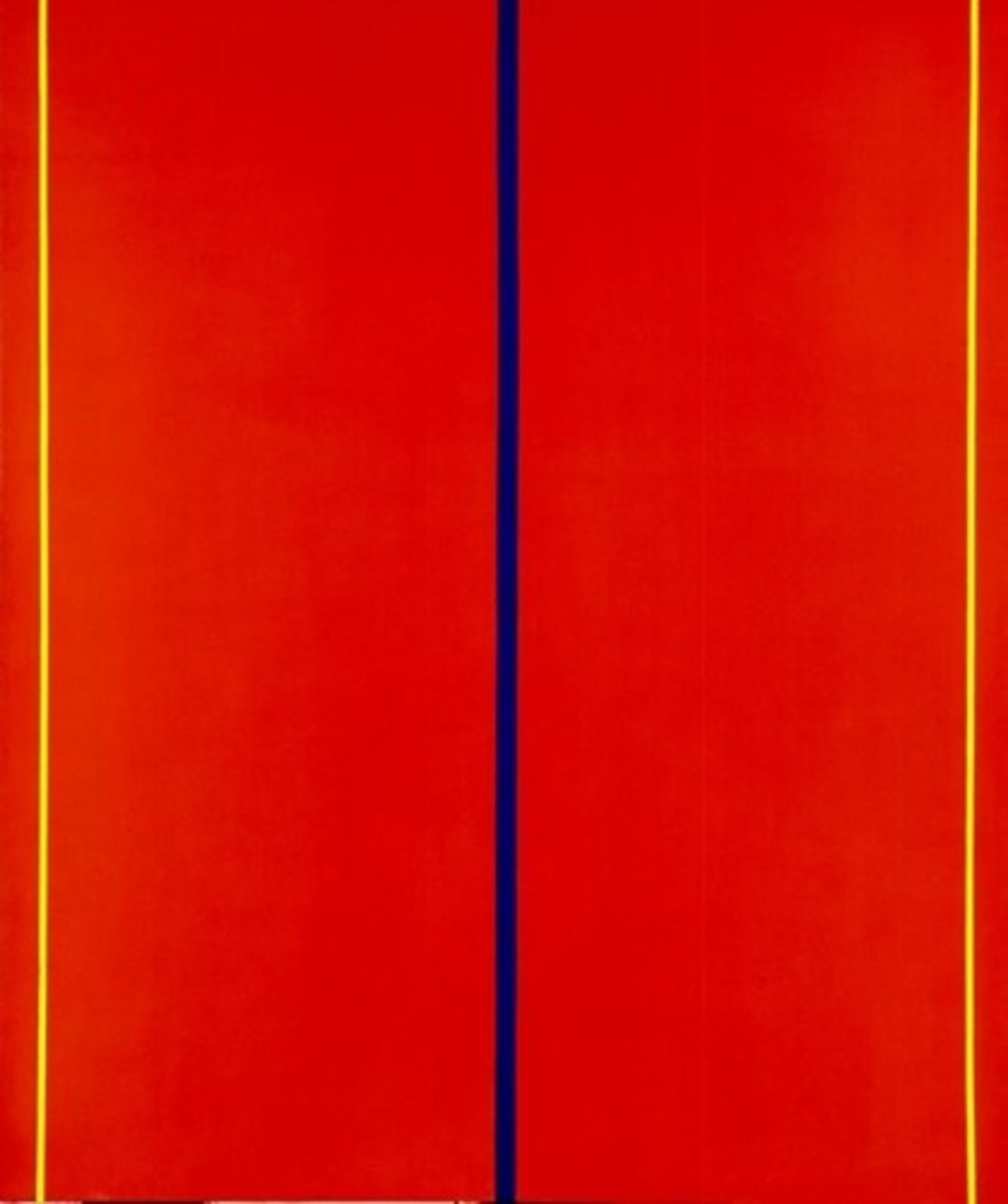 <p>20e eeuw</p><p>Barnett Newman</p><p>Staatsgalerie Stuttgart</p>