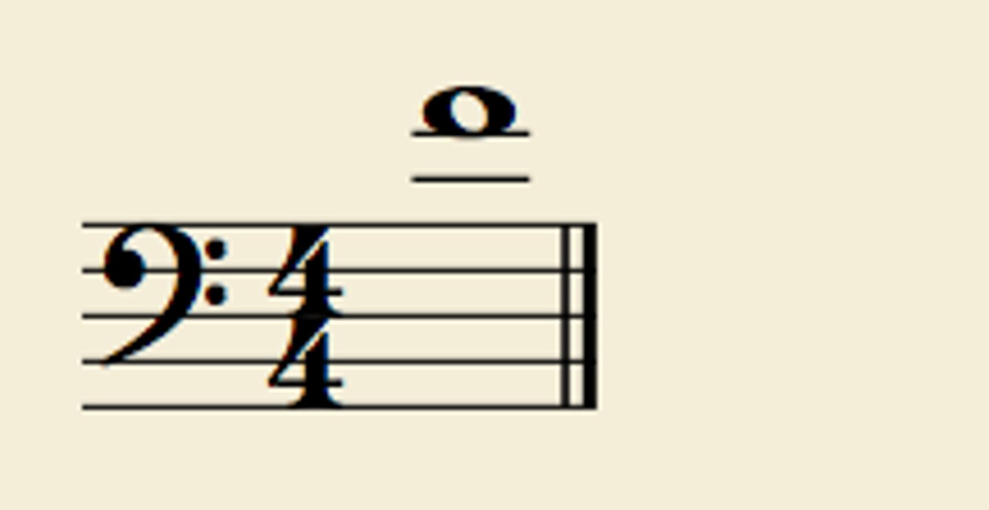 <p>F (above staff)</p>