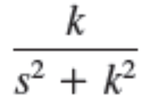 <p>k/s²+k²</p>
