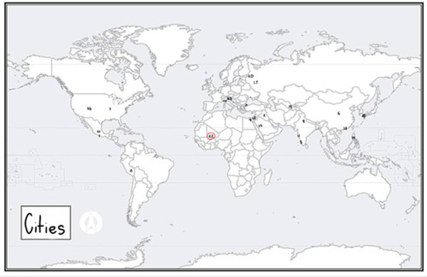<p>What is #22? (cities)</p>