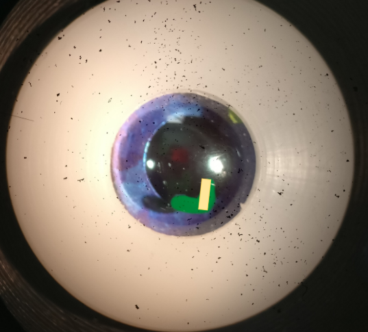 <p>what would you record the measurement of beam shows 1mm</p>