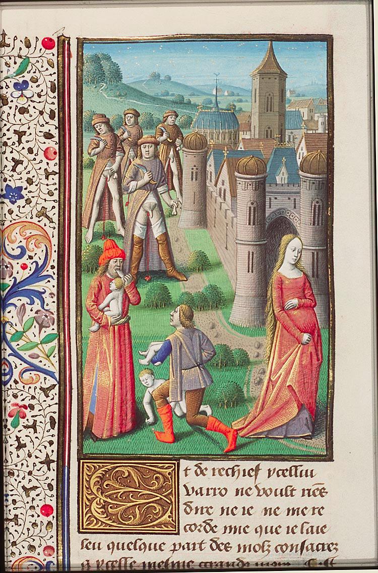 <p>Who is eating the child?</p>