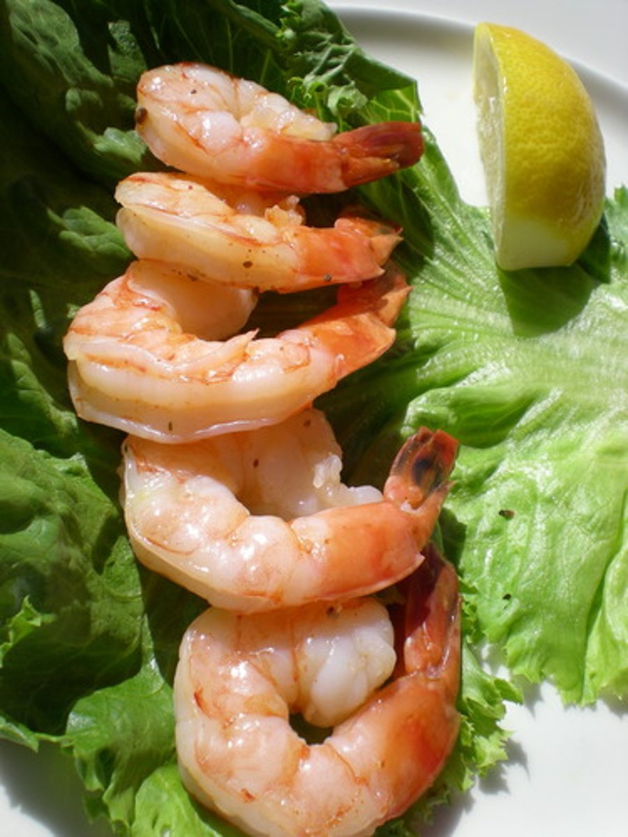 <p>unos camarones</p>