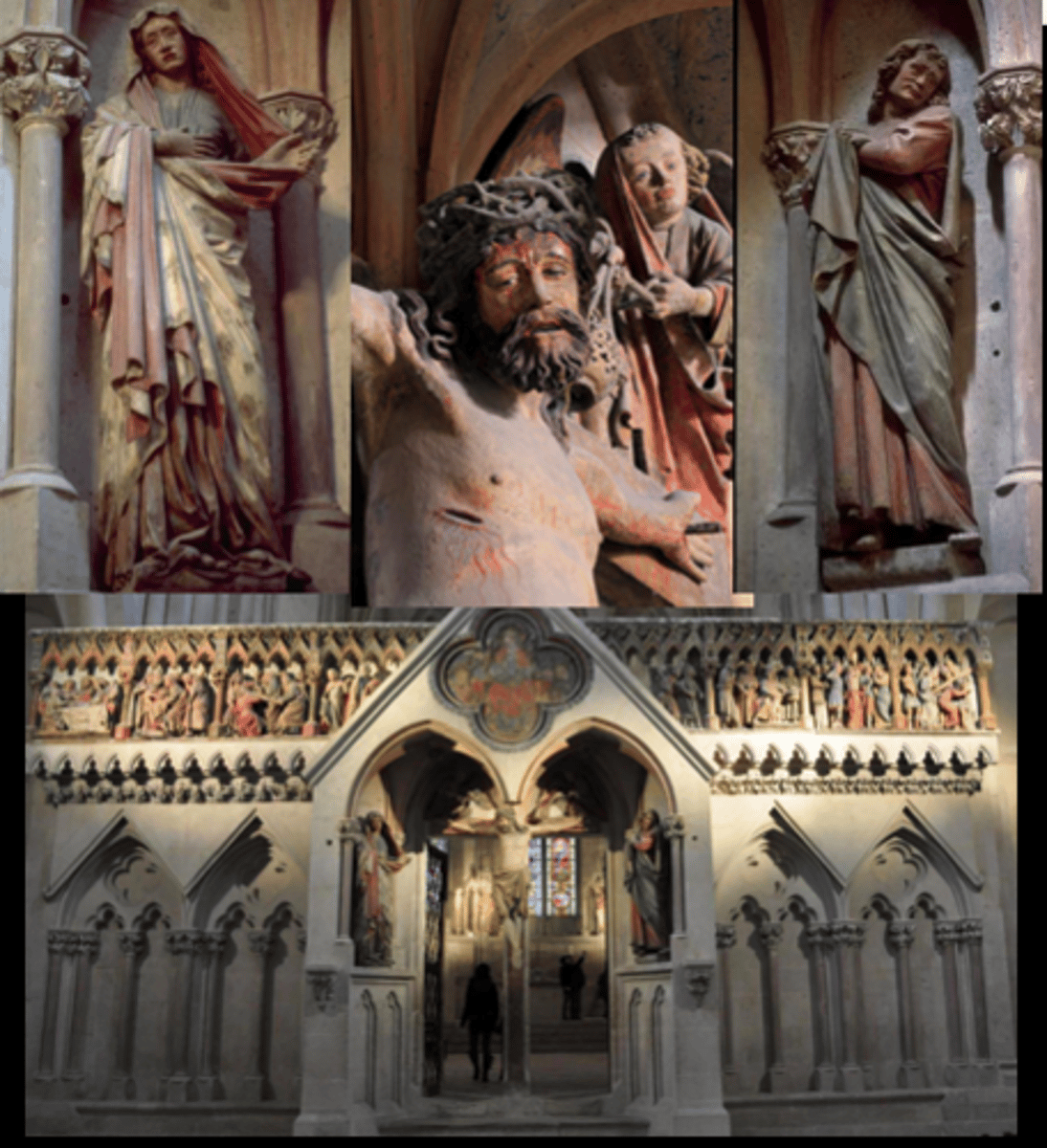 <p>Choir Screen of Naumburg Cathedral, 1245-60</p>