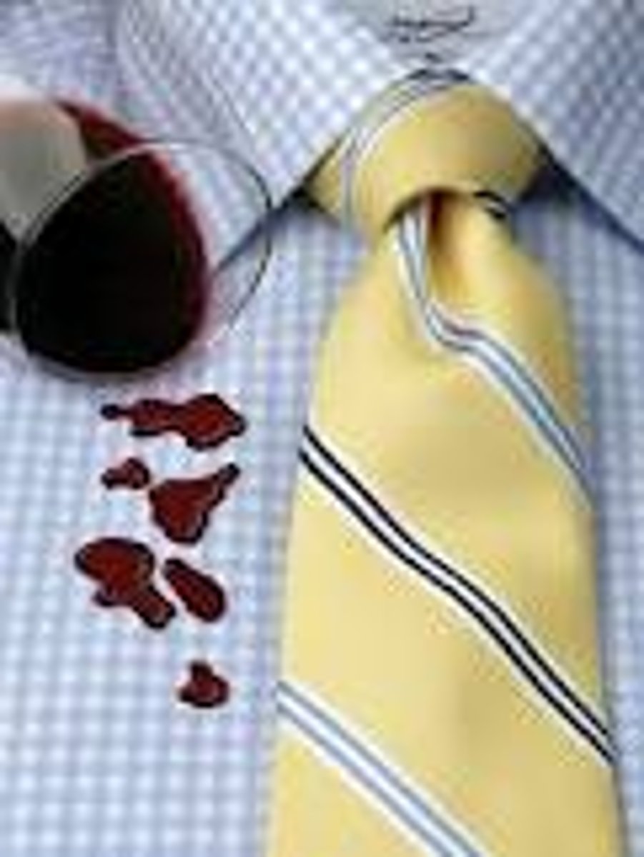 <p>stained</p>