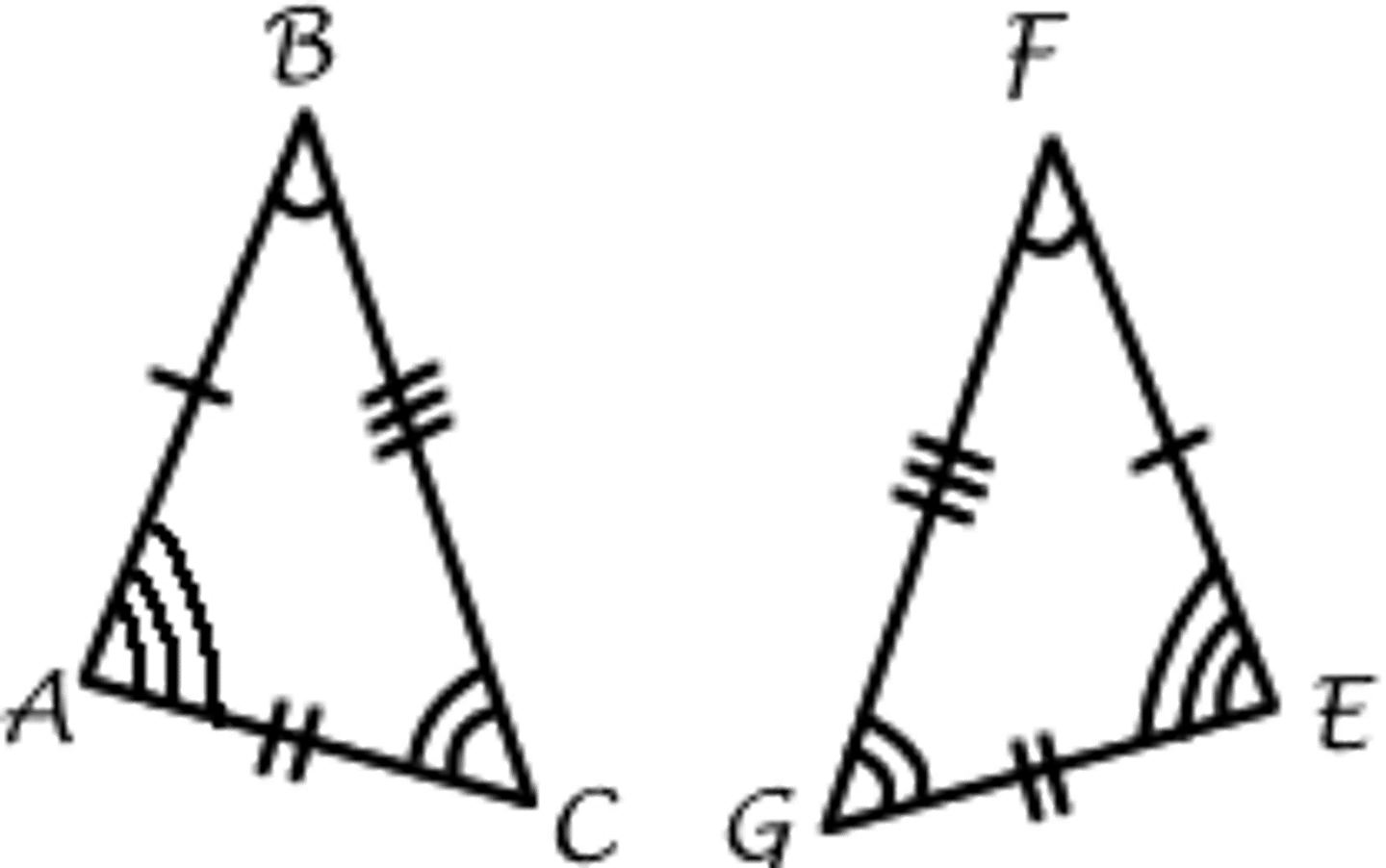 <p>Corresponding parts of congruent then triangles are congruent.</p><p>-parts = angles or sides</p><p>—&gt; only used for parts not triangles</p>