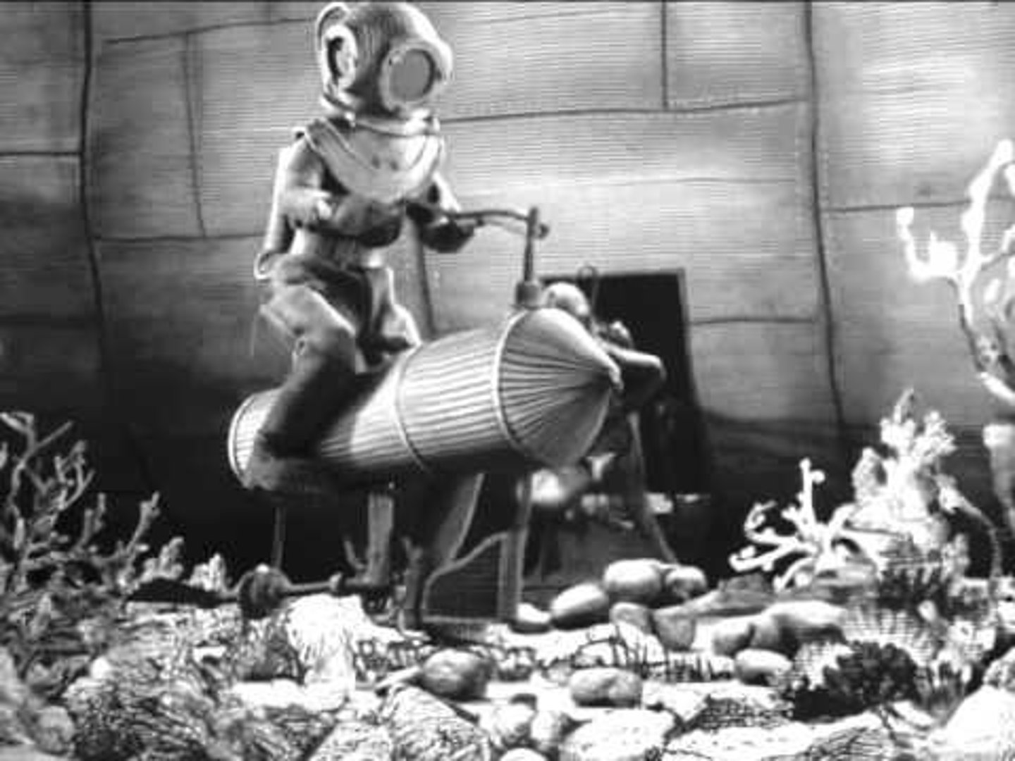 <p>-Based on Jules Verne's novels with production design that imitates the original illustrations of Verne's works, combining live action with various forms of animation.</p><p>-Zeman has often been called the "Czech Méliès."</p><p>-Not widely released, kind of an industry-only thing</p><p>-Mix of live action and stop-motion</p>
