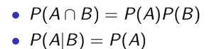 <p>This means we can conclusively  prove events are independent or not </p>