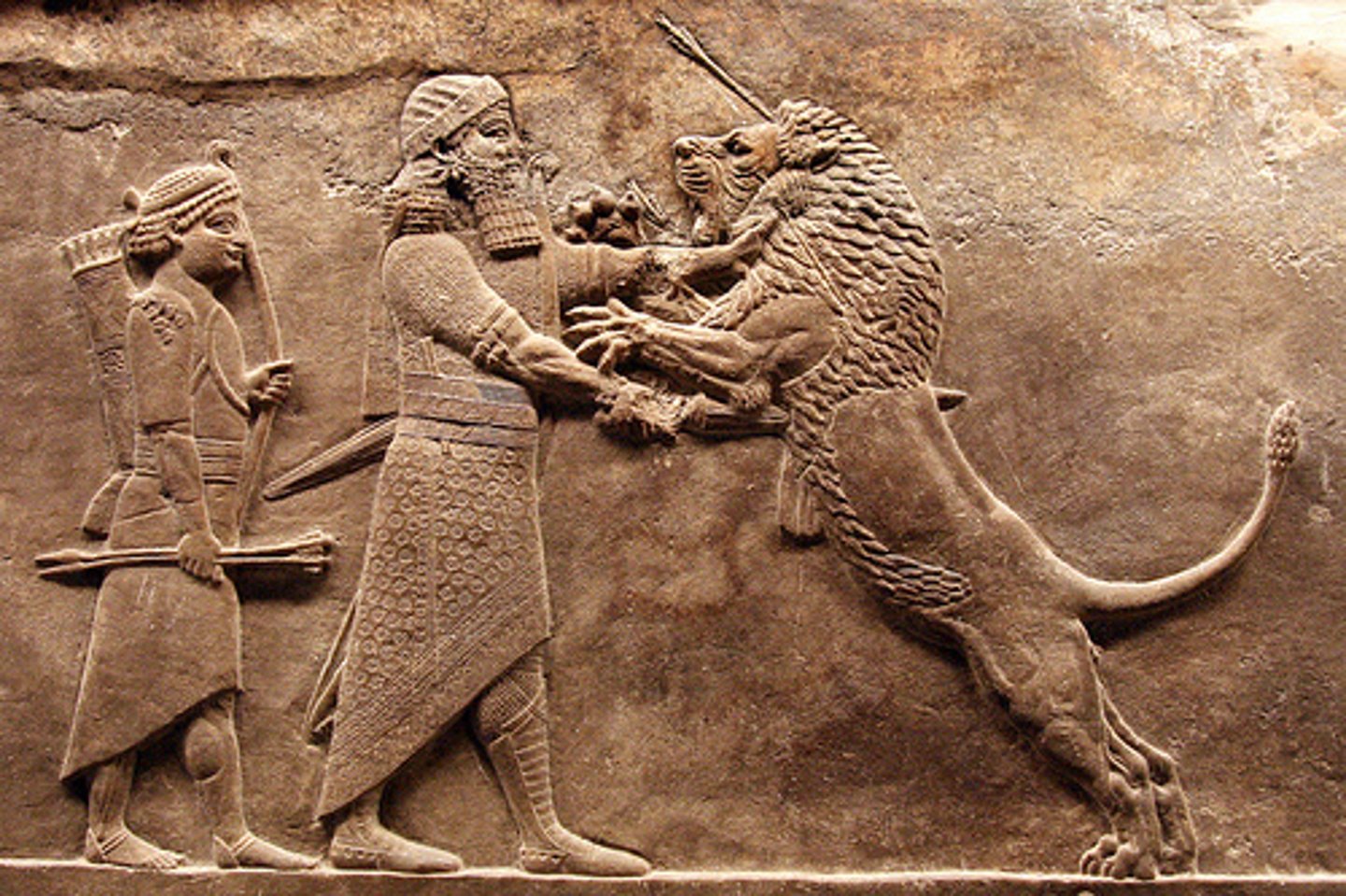 <p>Reliefs depicting captured lions and lionesses being released from cages to do battle with the Mesopotamian King. It is one of the most captivating works of art from antiquity.</p>