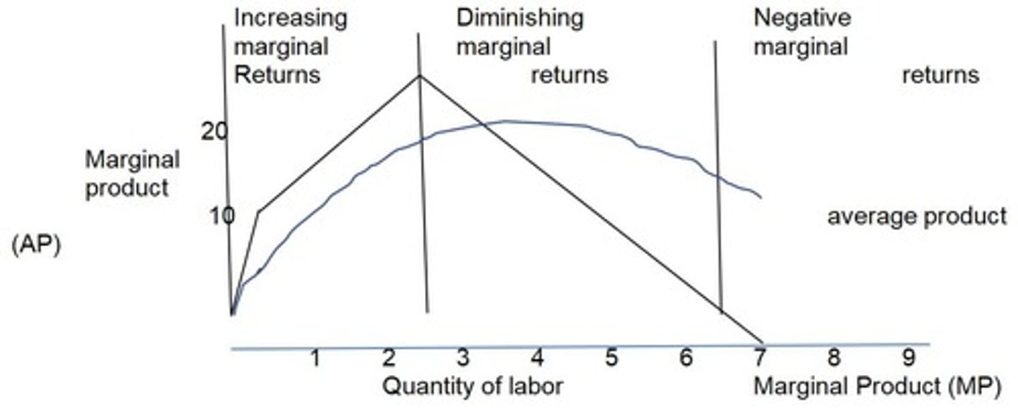 <p>Additional output from one more unit of input.</p>