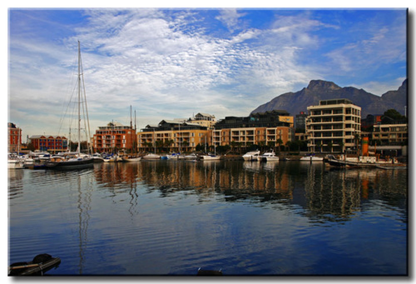 <p>An area located near water, such as a river, lake, or sea</p>