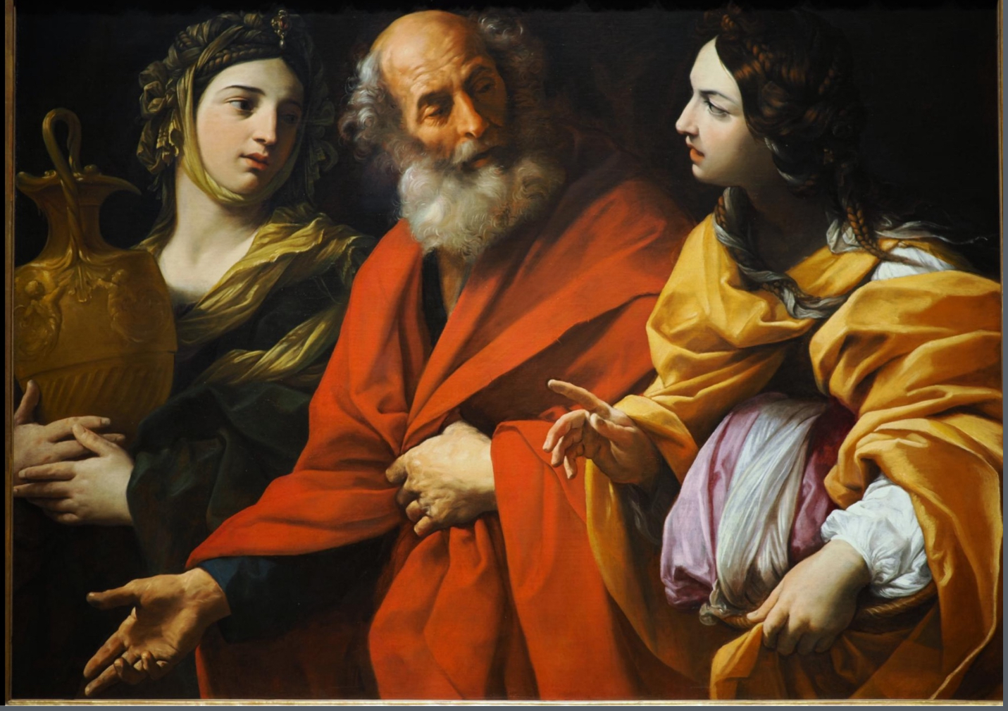 <p>Name of artist, name of work</p>