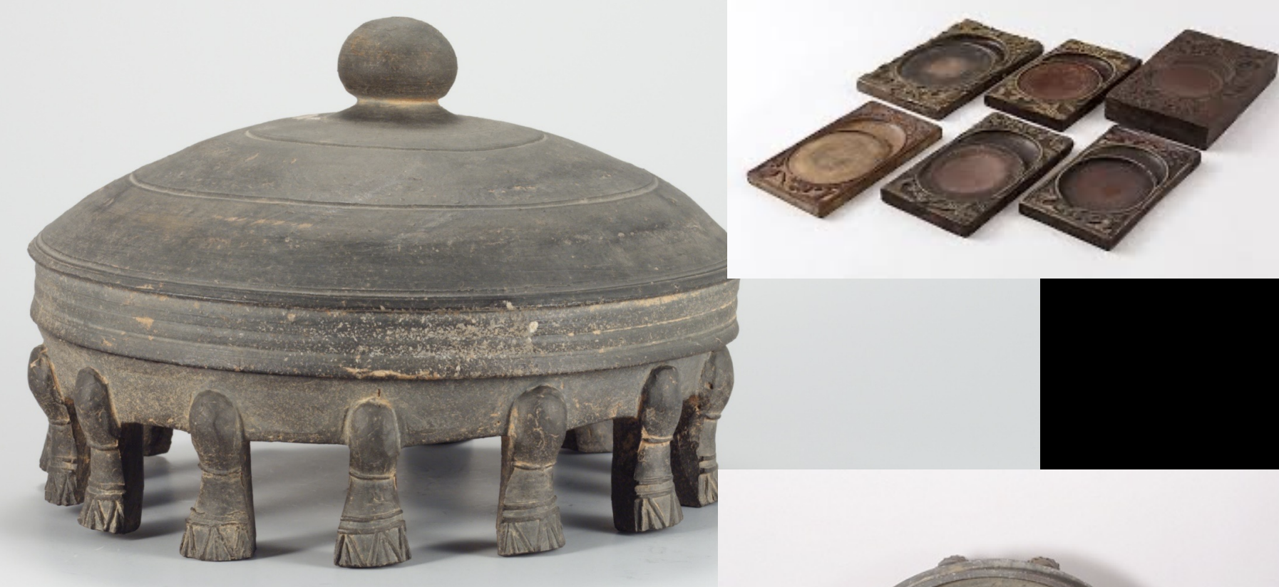 <p>Time: 6th-7th Century <br><br>From: Baekje Kingdom (Mongchon Earthen Fortification)</p><p>Brought/influenced by Southern China from trade through the Yellow Sea</p>