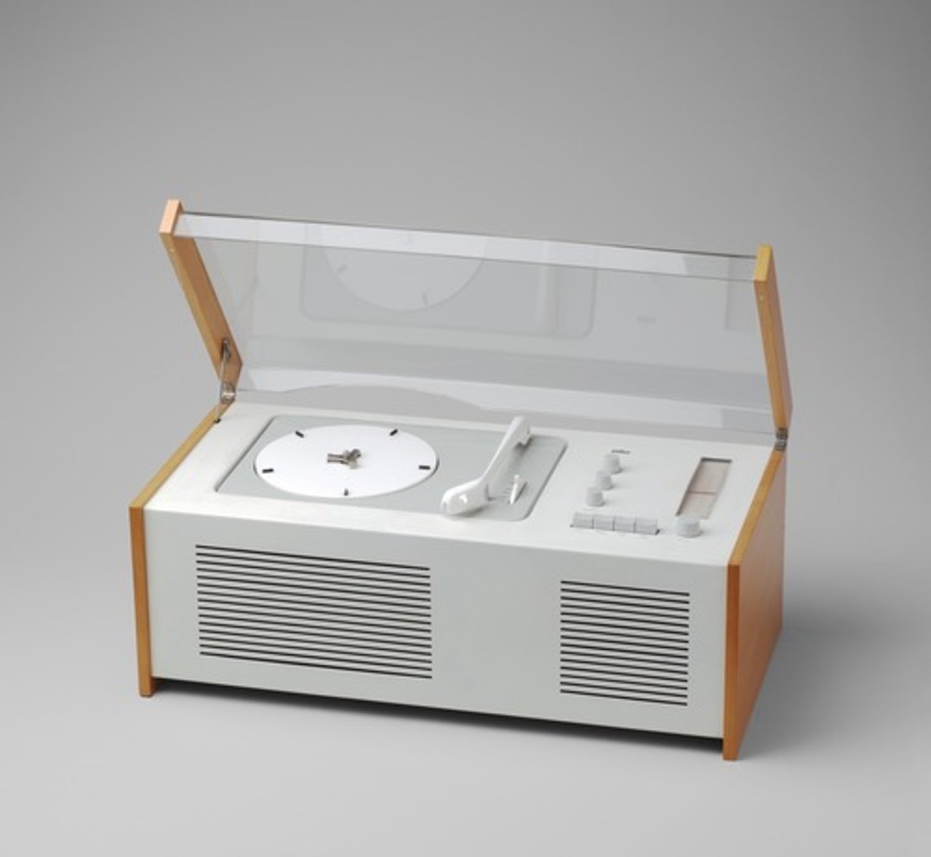 <p>German Functionalist Designer (less but better)</p><p>➜ Worked with Braun and did what Bauhaus did with furniture for consumer electronics, took ornamental wooden casings and replacing them with functional minimalist designs in white and grey</p><p>➜ Developments heavily depended on technological developments like the transistor and thermoplastics</p>