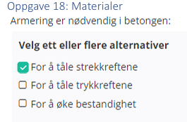 <p>For å tåle strekkreftene</p>