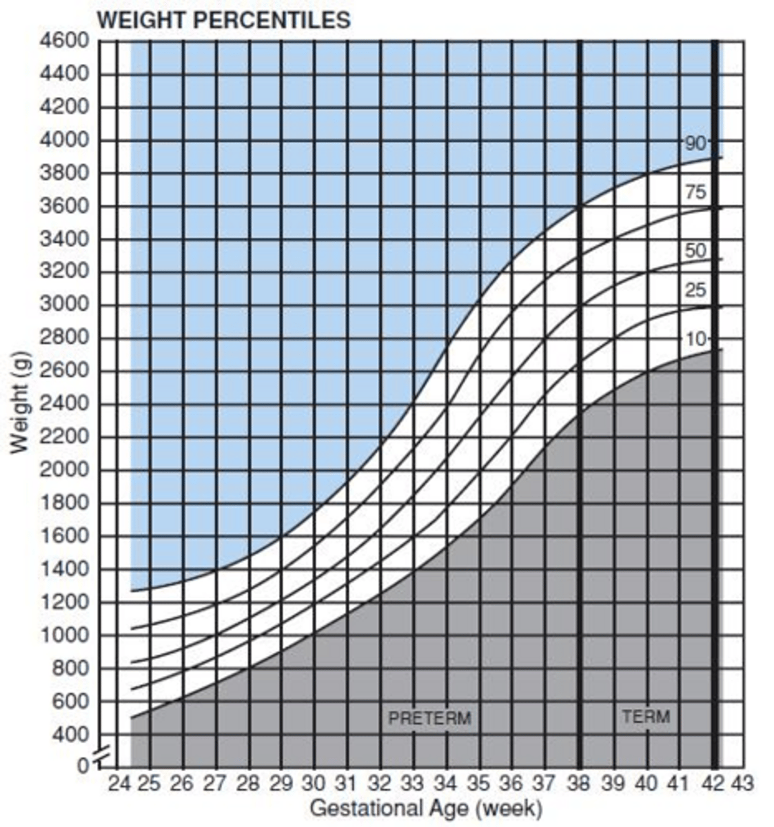 <p>- Weight</p><p>- Length</p><p>- Head circumference</p>