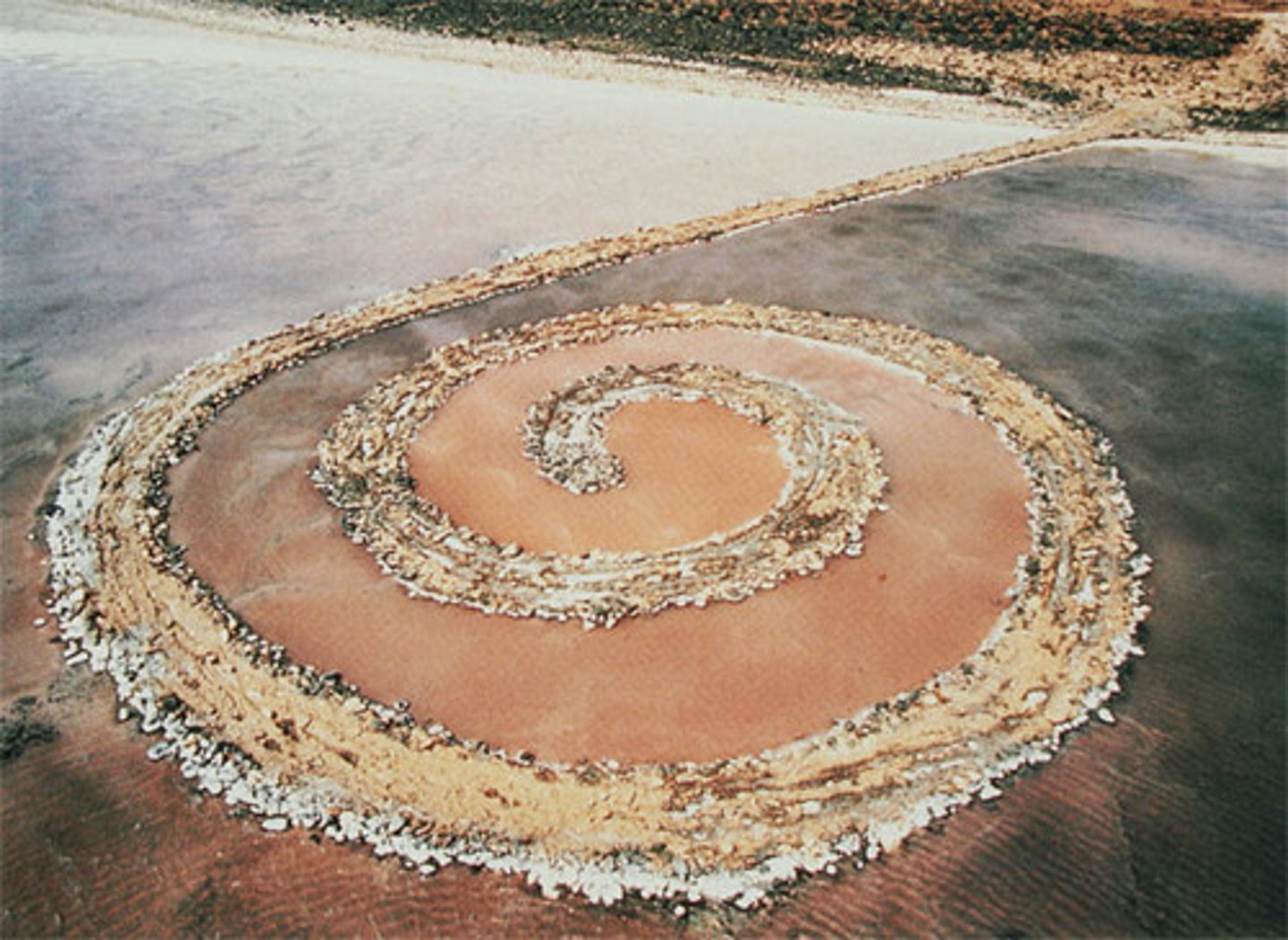 <p>Robert Smithson, Spiral Jetty</p>