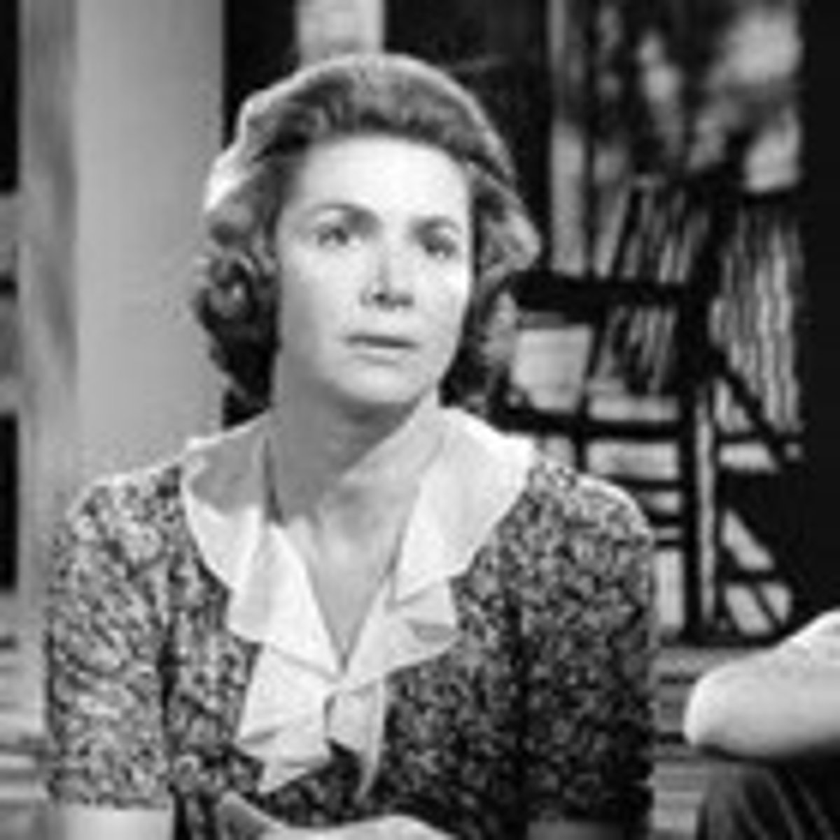 <p>her house burned; she explained why it was a sin to kill a mockingbird</p>