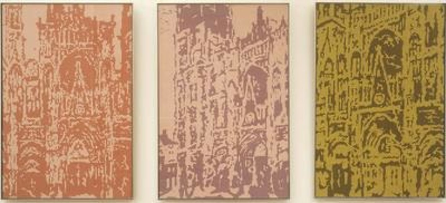 <p>Roy Lichtenstein, Rouen Cathedral #2</p>