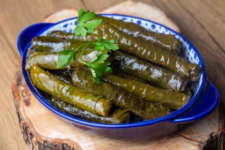 <p>stuffed vine leaves</p>