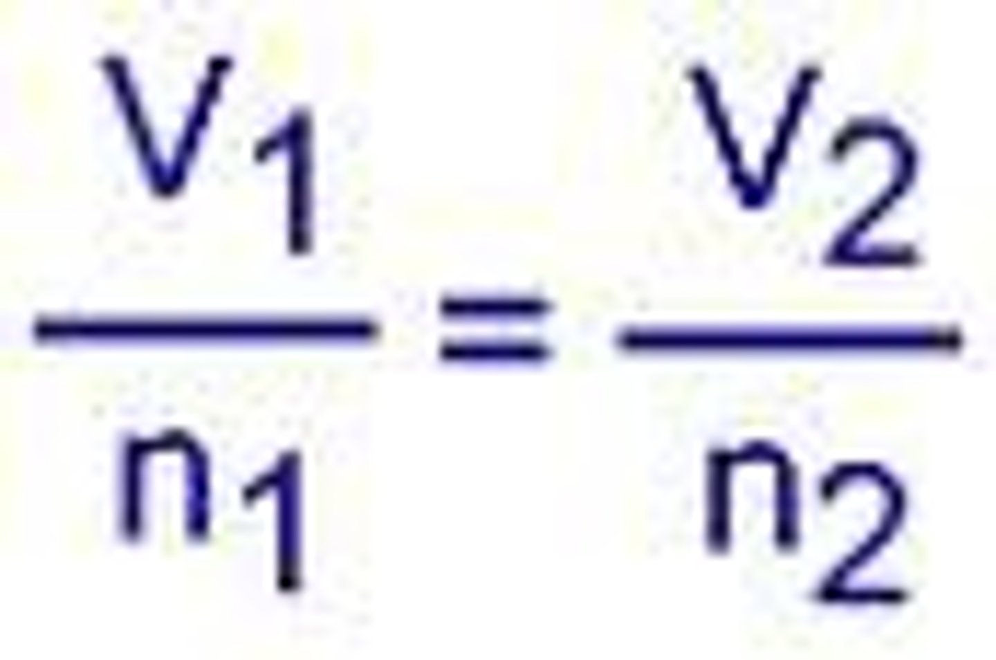 <p>At constant P and T, the V of a gas is directly<br>proportional to its amount in moles.</p>