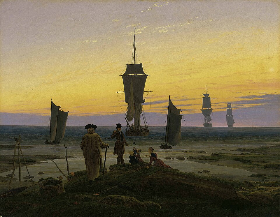 <p>What style was Friedrich, The Stages of Life, c.1834 painted in?</p>