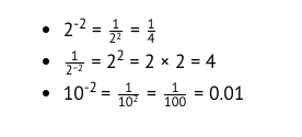 <p></p><p><span><span>When you have a base with a negative exponent, you can make the exponent positive by moving the base to the opposite side of a fraction.</span></span></p>