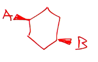 <p>Given this molecule, draw the chair structure. </p>