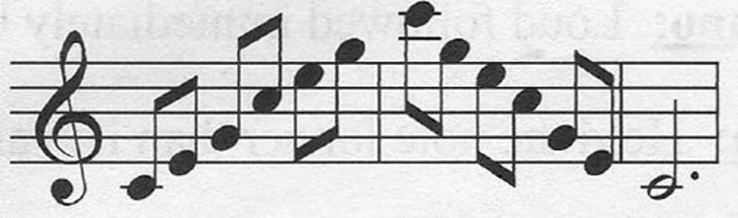 <p>a broken chord</p>