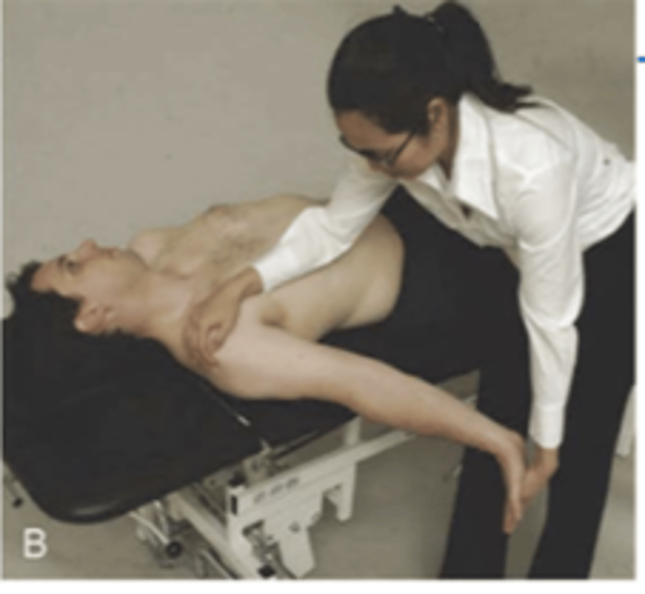 <p>Median, Axillary and Musculocutaneous</p><p>Shoulder: Depression / ABD (10 deg)</p><p>Elbow: Extension</p><p>Forearm: Supination</p><p>Wrist: Extension</p><p>Fingers/thumb: Extension</p><p>Shoulder: ER</p><p>Cervical Spine: Contra side flexion</p>