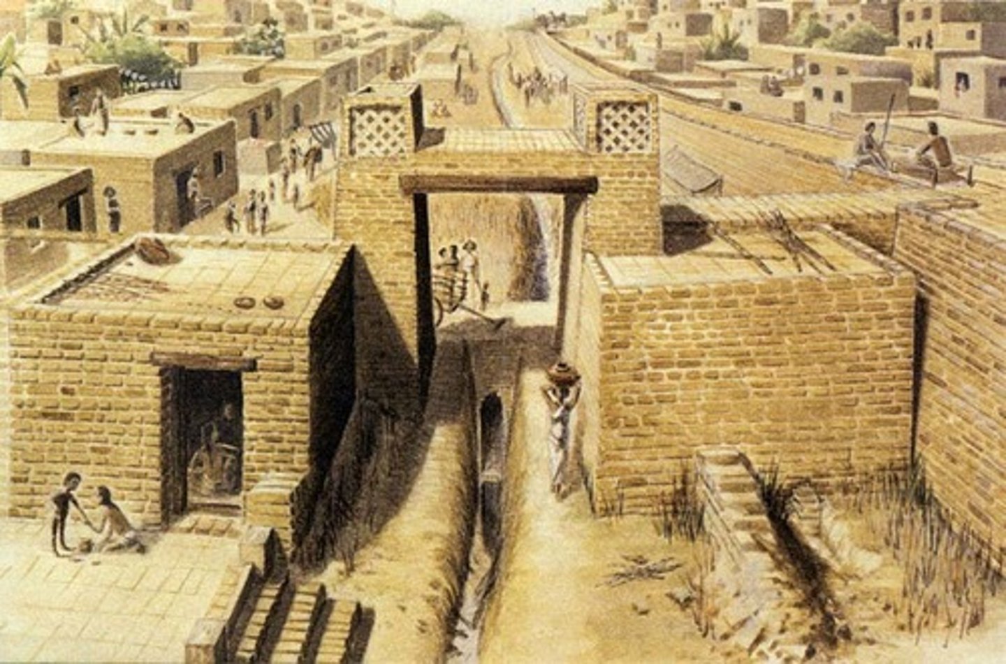 <p>a civilization based on large-scale irrigation systems as the prime mover behind urbanization and a class of technical specialists as the first urban dwellers. Cairo</p>
