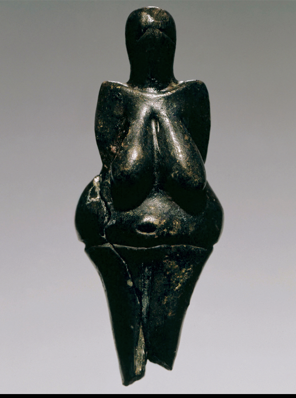 <p><span>WOMAN FROM DOLNÍ VĔSTONICE<br>Moravia, Czech Republic. 23,000 BCE.<br>Fired clay, 4-1/4" × 1-7/10" (11 × 4.3 cm).<br>Moravske Museum, Brno, Czech Republic.</span></p><img src="https://knowt-user-attachments.s3.amazonaws.com/22e67a67-0ca0-43d5-98c4-76852ee02082.png" data-width="100%" data-align="center"><p>Paleo</p>