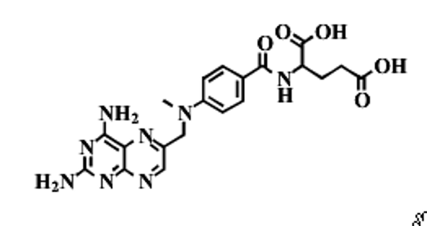 <p>DHFR inhibitor, increases adenosine, ATIC inhibitor</p>
