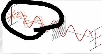 <p><span style="color: #000000">Electromagnetic fields oscillate in all</span><span style="color: #000000"><br></span><span style="color: #000000">possible directions </span></p>
