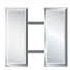 <p>Two silver bars connected</p>