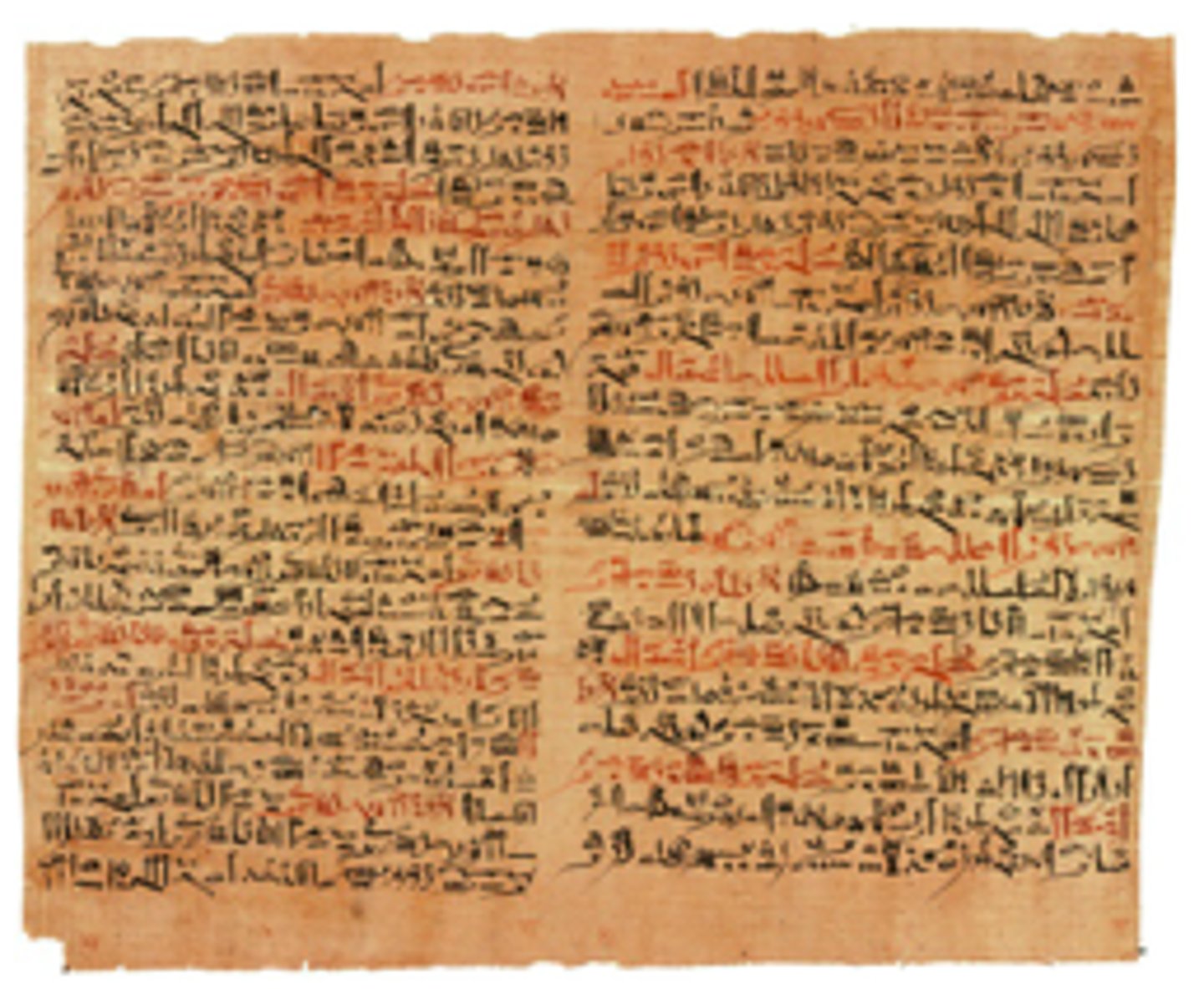 <p>- Earliest know writing on medicine</p><p>- Imhotep speculated to be the original author</p><p>- Includes information on trauma surgery, anatomy, diagnosis and treatment.</p>