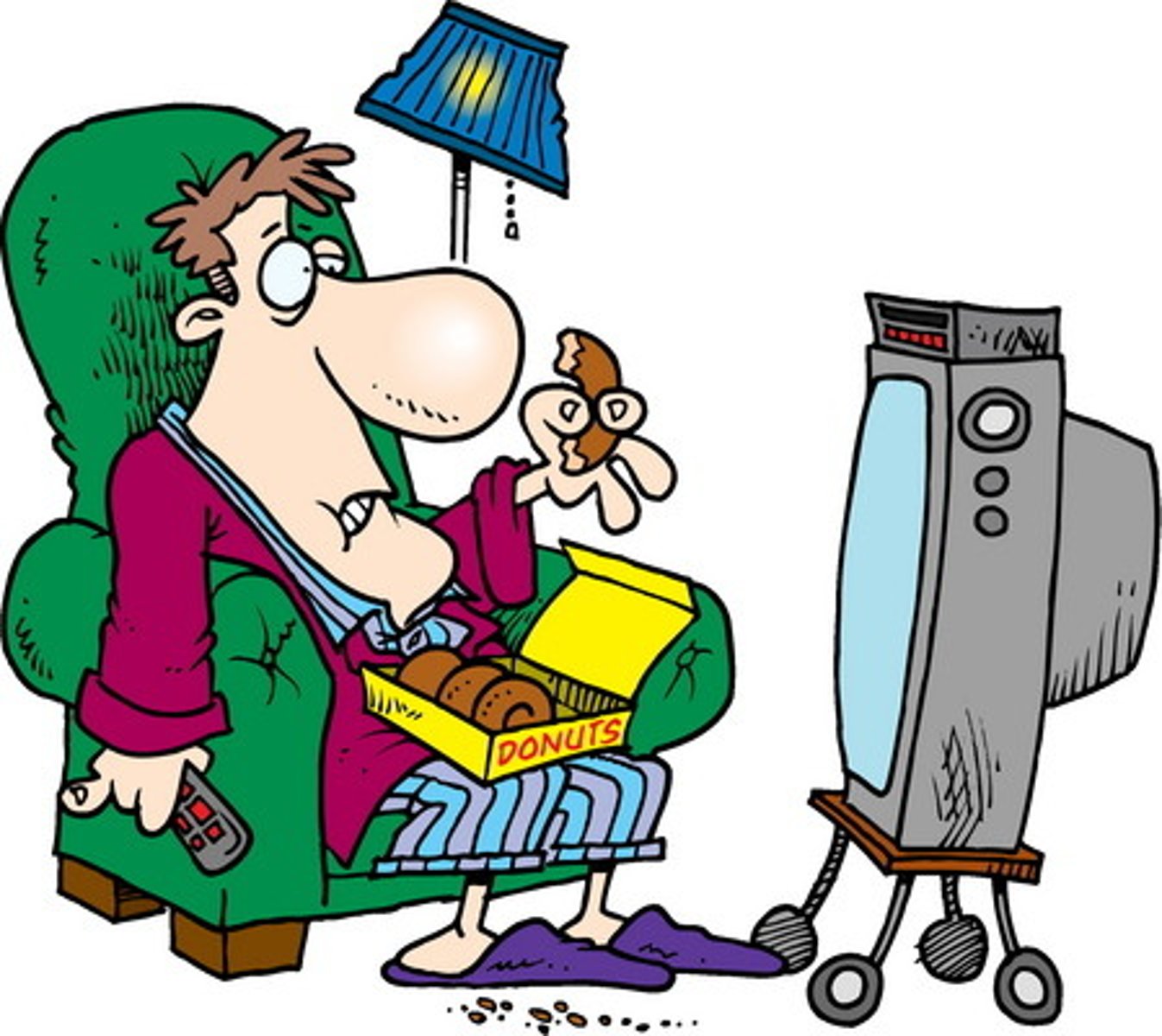 <p>ver la tele</p>