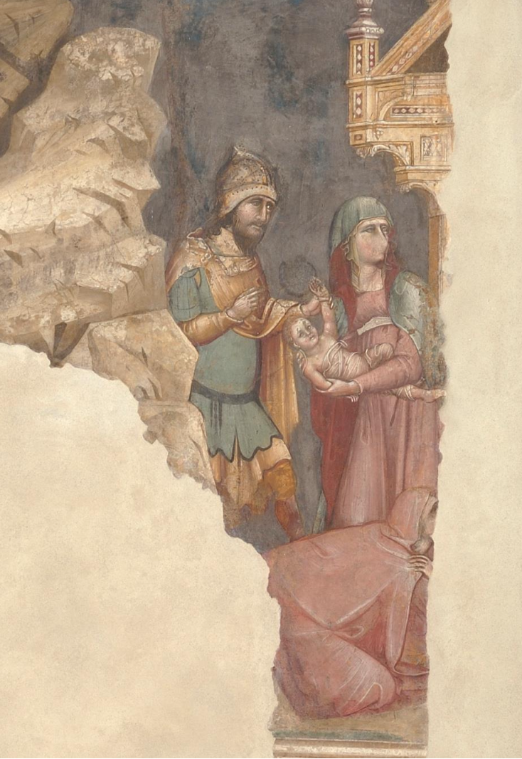 <p>The Judgement of Solomon - Palatine Chapel of the Da Carrara</p>