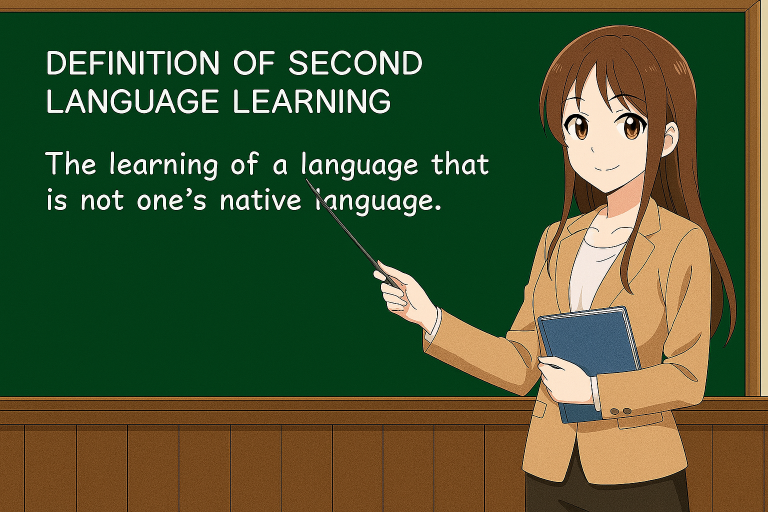 <p>Definition of Second Language Learning</p>