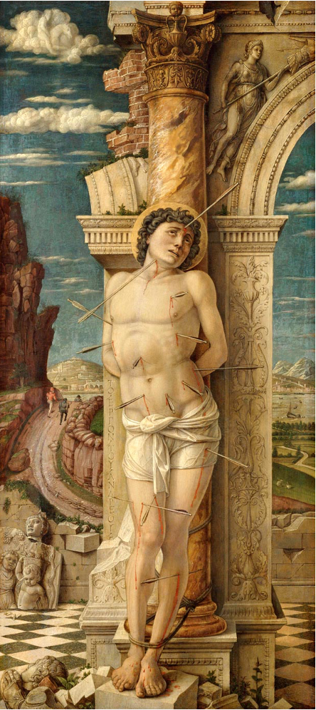 St. Sebastian, 1456. Andrea Mantegna