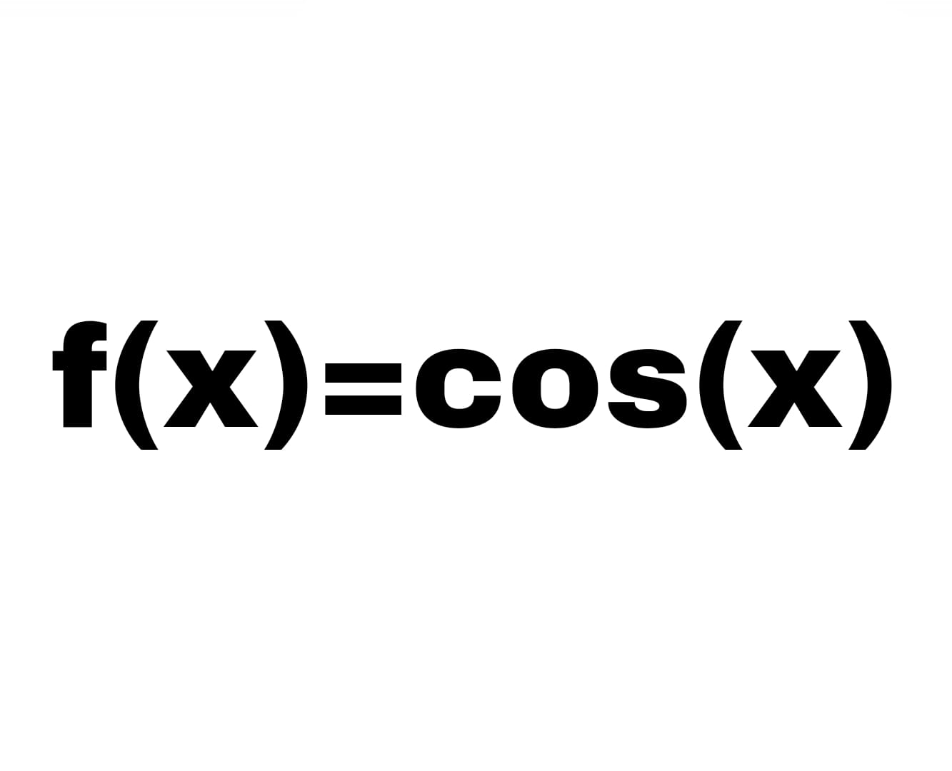 Derivada función Coseno