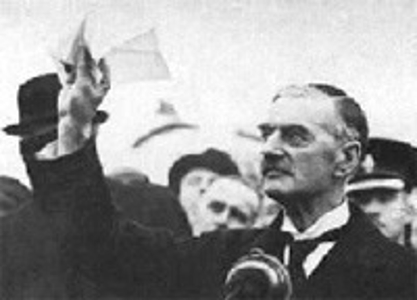 <p>British Prime minister who, in Munich, agreed to appease Hitler by not opposing Hitler's move against the Sudetenland in 1938, famously saying "There will be peace in out time."</p>