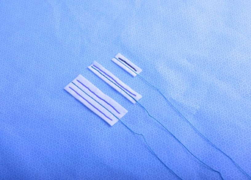 <p>hemostasis, made of compressed rayon cotton which will not damage delicate tissues, come in variety of sizes, used wet, have X-ray marker strings attached for use in locating and removing sponges, avoid cutting them</p>