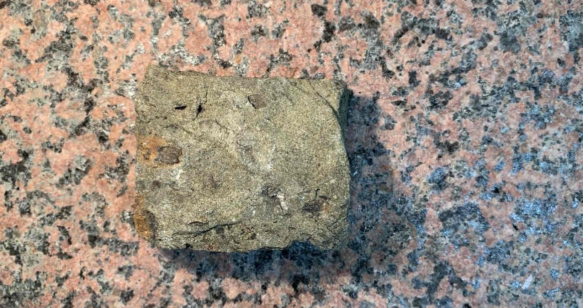 <p>what is the rock add heat and pressure?</p><p>hint: classy at big enough to see with the eye but just barely. grainy. color is grey </p><p></p><p></p><p></p>