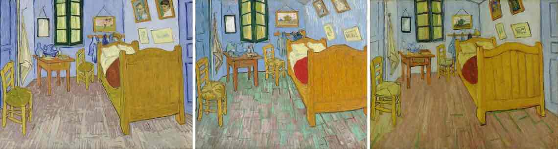 <p>Bedroom in Arles (1888)</p>