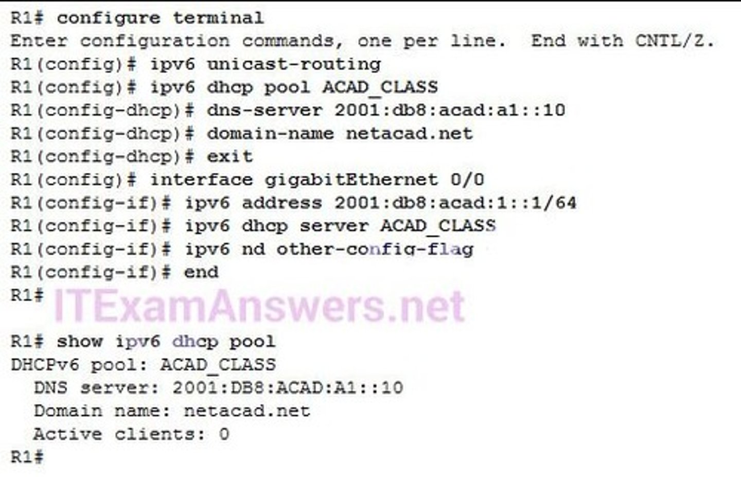 <p>The state is not maintained by the DHCPv6 server under stateless DHCPv6 operation.</p>